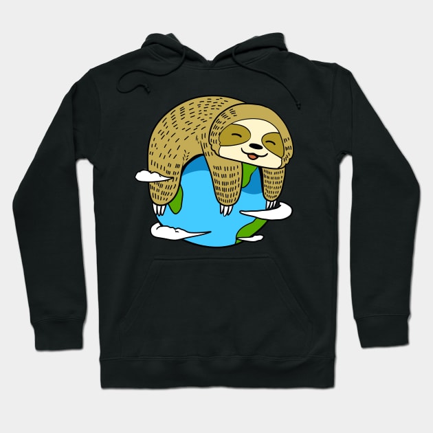 Sloth World Hoodie by WildSloths